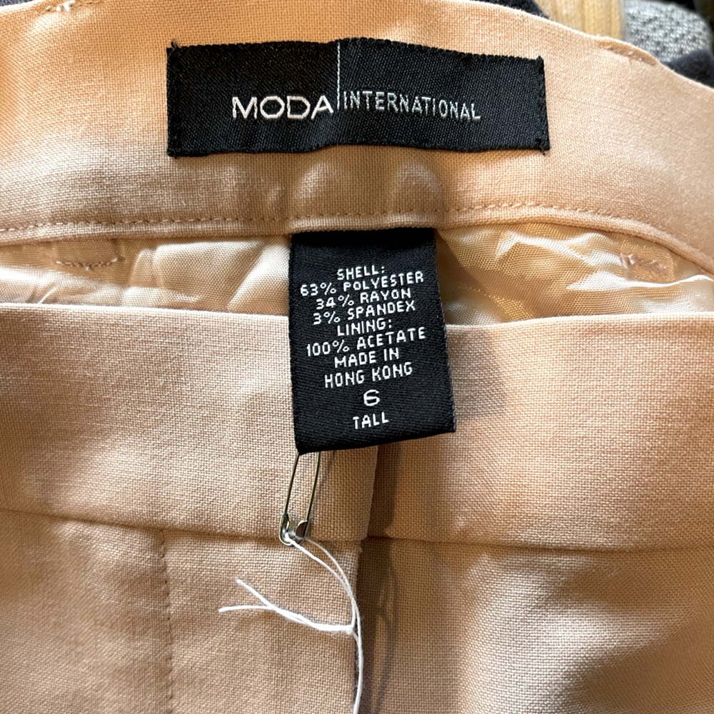 Moda International pink slacks